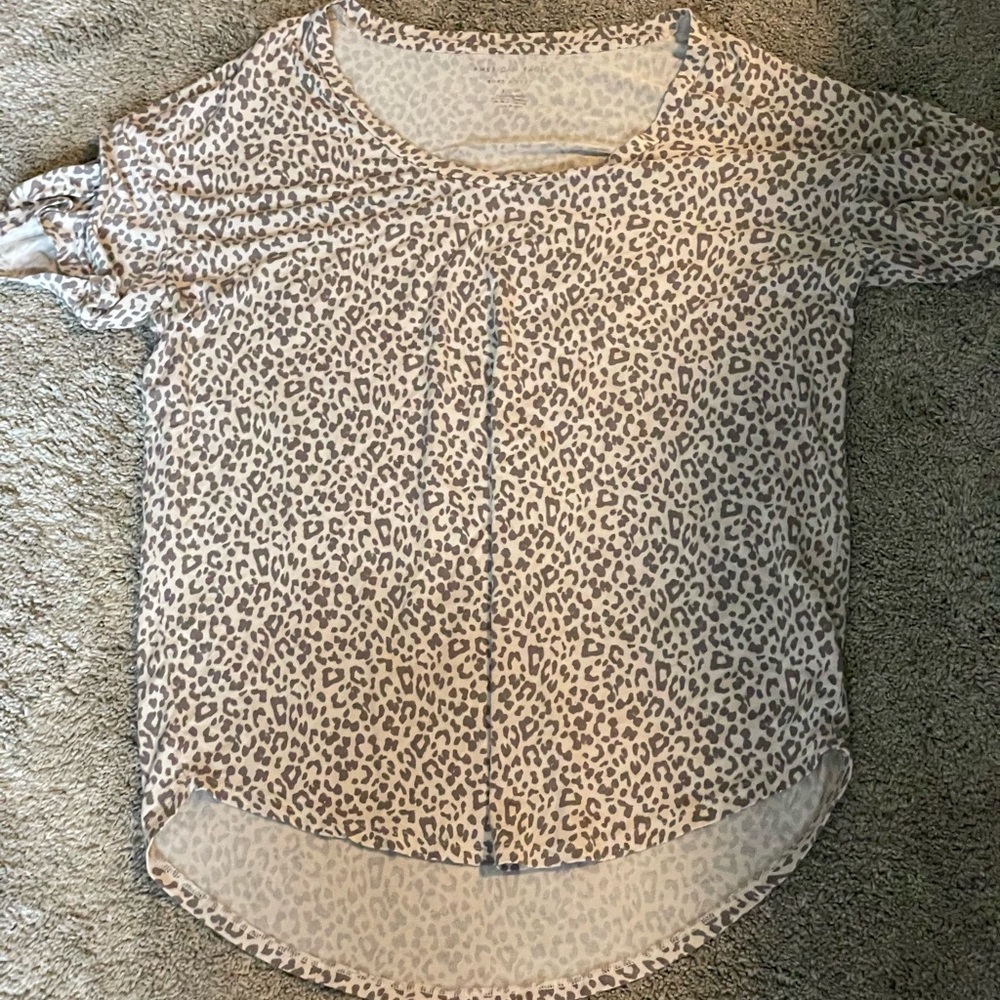 Aerie cheetah print Soft & Sexy Tee